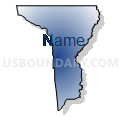 Census Tract 402.02, Livingston Parish, Louisiana (Radial Fill with Shadow)