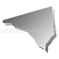 Census Tract 408.05, Livingston Parish, Louisiana (Gray Gradient Fill with Shadow)