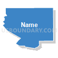 Census Tract 9601, Acadia Parish, Louisiana (Solid Fill with Shadow)