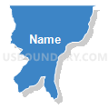 Census Tract 9502, Washington Parish, Louisiana (Solid Fill with Shadow)