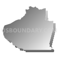 Census Tract 9506, Washington Parish, Louisiana (Gray Gradient Fill with Shadow)
