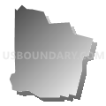 Census Tract 9507, Washington Parish, Louisiana (Gray Gradient Fill with Shadow)