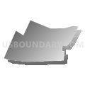Census Tract 302.03, St. Bernard Parish, Louisiana (Gray Gradient Fill with Shadow)
