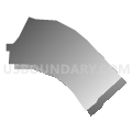 Census Tract 302.09, St. Bernard Parish, Louisiana (Gray Gradient Fill with Shadow)