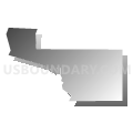 Census Tract 7, Calcasieu Parish, Louisiana (Gray Gradient Fill with Shadow)