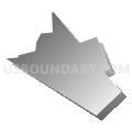 Census Tract 416, St. Mary Parish, Louisiana (Gray Gradient Fill with Shadow)