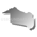Census Tract 9502, Vermilion Parish, Louisiana (Gray Gradient Fill with Shadow)