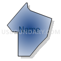 Census Tract 241.07, Caddo Parish, Louisiana (Radial Fill with Shadow)