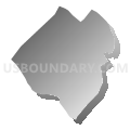 Census Tract 216.01, Lafourche Parish, Louisiana (Gray Gradient Fill with Shadow)