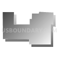 Census Tract 9610, St. Landry Parish, Louisiana (Gray Gradient Fill with Shadow)