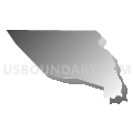 Census Tract 9601, St. Landry Parish, Louisiana (Gray Gradient Fill with Shadow)