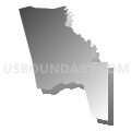 Census Tract 9548, Tangipahoa Parish, Louisiana (Gray Gradient Fill with Shadow)