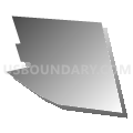Census Tract 217, Jefferson Parish, Louisiana (Gray Gradient Fill with Shadow)