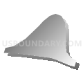Census Tract 282, Jefferson Parish, Louisiana (Gray Gradient Fill with Shadow)