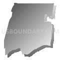 Census Tract 401.04, St. Tammany Parish, Louisiana (Gray Gradient Fill with Shadow)