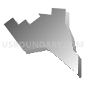 Census Tract 109, Ouachita Parish, Louisiana (Gray Gradient Fill with Shadow)