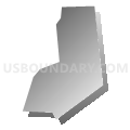 Census Tract 277.03, Jefferson Parish, Louisiana (Gray Gradient Fill with Shadow)