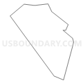 Census Tract 4203.02, Norfolk County, Massachusetts (Light Gray Border)