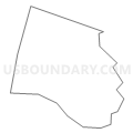 Census Tract 2609, Essex County, Massachusetts (Light Gray Border)