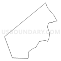 Census Tract 7307, Worcester County, Massachusetts (Light Gray Border)