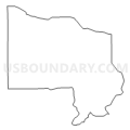Census Tract 9, Iosco County, Michigan (Light Gray Border)