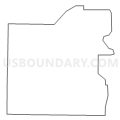 Census Tract 15, Cass County, Michigan (Light Gray Border)