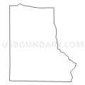 Census Tract 9505, Otsego County, Michigan (Light Gray Border)