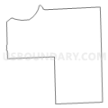 Census Tract 9503, Huron County, Michigan (Light Gray Border)