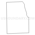 Census Tract 9512, Huron County, Michigan (Light Gray Border)