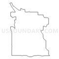 Census Tract 9604, Antrim County, Michigan (Light Gray Border)