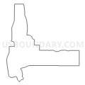 Census Tract 9605, Antrim County, Michigan (Light Gray Border)