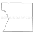 Census Tract 63.03, Jackson County, Michigan (Light Gray Border)
