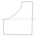 Census Tract 2851, Bay County, Michigan (Light Gray Border)