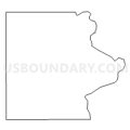 Census Tract 214, Berrien County, Michigan (Light Gray Border)