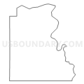 Census Tract 18, Berrien County, Michigan (Light Gray Border)