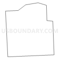 Census Tract 1344, Oakland County, Michigan (Light Gray Border)