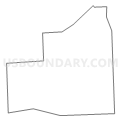 Census Tract 1443, Oakland County, Michigan (Light Gray Border)