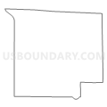 Census Tract 9501, Mason County, Michigan (Light Gray Border)