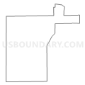 Census Tract 9713, Montcalm County, Michigan (Light Gray Border)