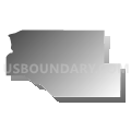 Census Tract 9502, Kalkaska County, Michigan (Gray Gradient Fill with Shadow)