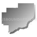 Census Tract 9506.02, Kalkaska County, Michigan (Gray Gradient Fill with Shadow)