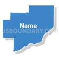 Census Tract 9506.02, Kalkaska County, Michigan (Solid Fill with Shadow)