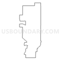 Census Tract 4508, Becker County, Minnesota (Light Gray Border)