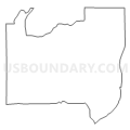 Census Tract 9509, Crow Wing County, Minnesota (Light Gray Border)