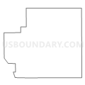 Census Tract 406.01, Ramsey County, Minnesota (Light Gray Border)