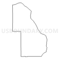 Census Tract 1107, Chisago County, Minnesota (Light Gray Border)