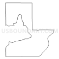 Census Tract 1106, Chisago County, Minnesota (Light Gray Border)