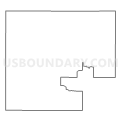 Census Tract 5701, Rock County, Minnesota (Light Gray Border)