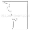 Census Tract 202.05, Benton County, Minnesota (Light Gray Border)