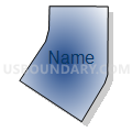 Census Tract 712.09, Washington County, Minnesota (Radial Fill with Shadow)